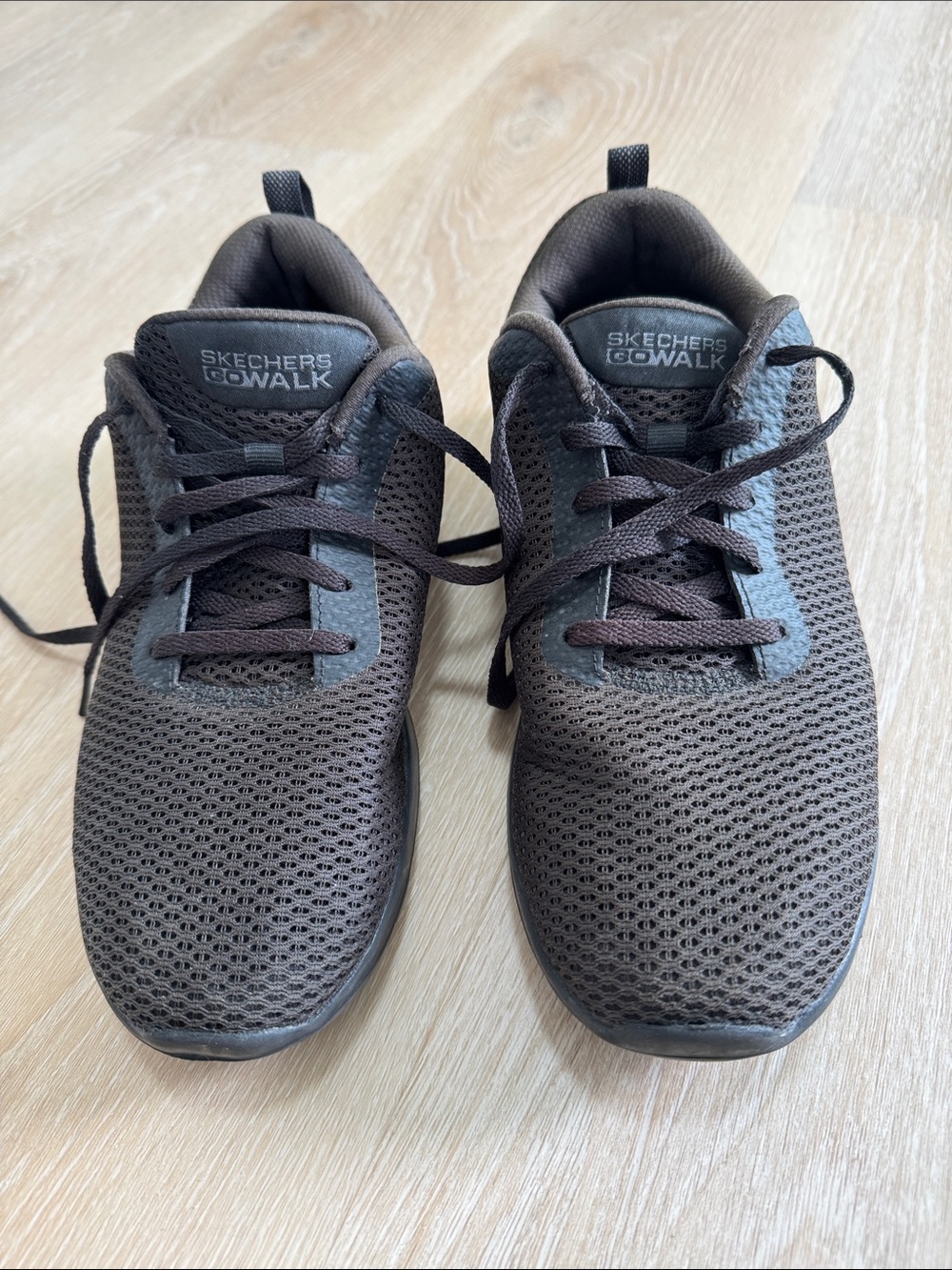 Skechers GOwalk Men's Breathable Athletic Shoes in Dark Brown
